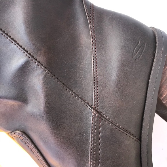 SOLD-Vintage Skecher brown leather boot - Picture 8 of 10